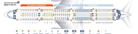 air new zealand 777-300 seat map